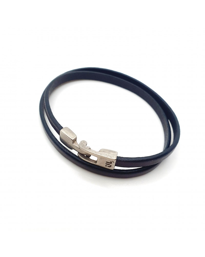 Bracelet Cuir Marron Urban Leather bijoux fantaisies