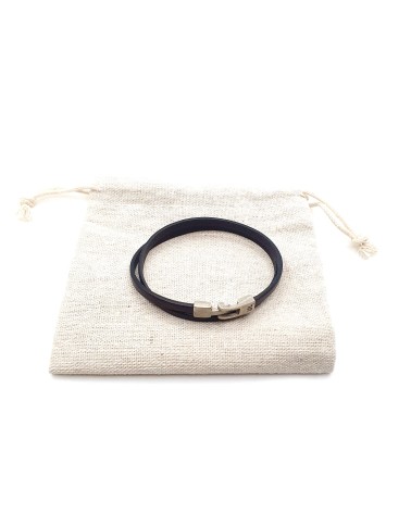 Bracelet Cuir Marron Urban Leather bijoux fantaisies